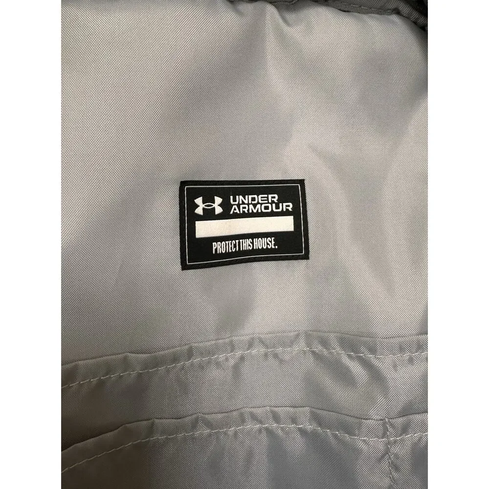 Under Armour Hustle 6.0 Backpack - Item # 1384673 Gray/black NWOT Multi Pockets